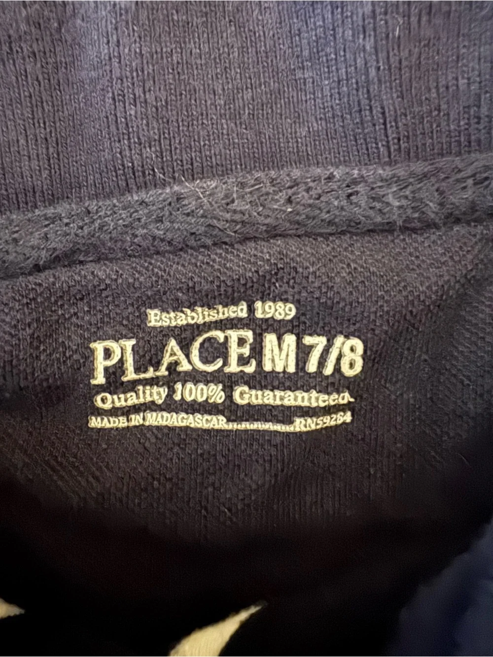 The Children's Place Navy & White Striped Polo Shirt